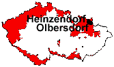 location of Heinzendorf and Olbersdorf