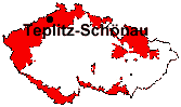 location of Teplitz-Schönau