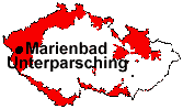 location of Unterparsching and Marienbad